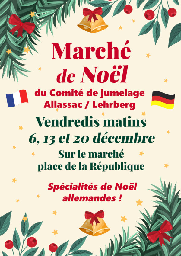 March&eacute;s de No&euml;l &agrave; Allassac
