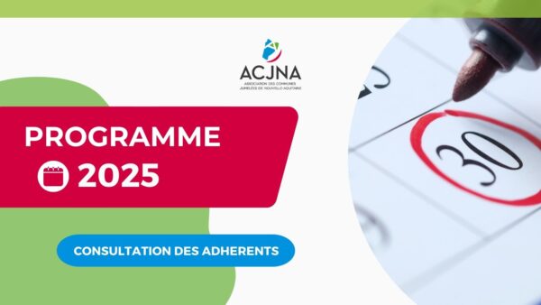 Programme d'activit&eacute;s ACJNA 2025 - Consultation adh&eacute;rents