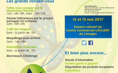 Retour en images sur la fête de l&rsquo;Europe à Limoges