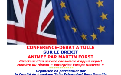Conférence-débat sur le Brexit à Tulle le 15 septembre