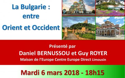 Café de l’Europe : « La Bulgarie : entre Orient et Occident »