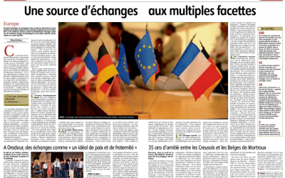 Les jumelages du Limousin à la UNE de la presse locale