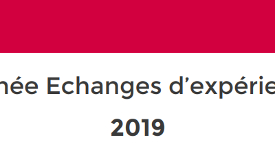 Journées échanges d&rsquo;expériences 2019 – Inscrivez-vous !