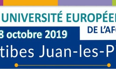 5ème Université européenne de l’AFCCRE à Antibes Juan-les-Pins, les 17 et 18 octobre 2019 : « Les collectivités territoriales dans le nouveau paysage européen »