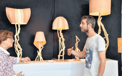 Journée du bois à Scheinfeld : un jeune artiste limousin présent