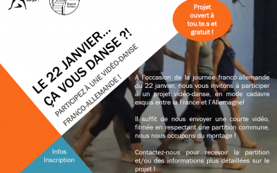 Appel à participation vidéo danse franco-allemande : « Parlez-vous corps ? »