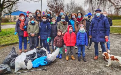 Action éco logique du Comité de jumelage d&rsquo;Isle pour la journée franco-allemande 2021