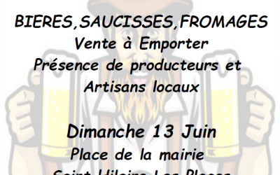 Marché bavarois à St-Hilaire-les-Places le 13 juin 2021