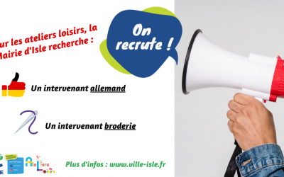 Recherche intervenant Allemand – Commune d&rsquo;Isle (87170)