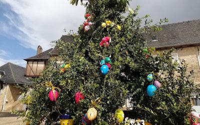 Fontaine de Pâques à Saint-Robert, véritable clin d’œil à la tradition de Moyenne-Franconie