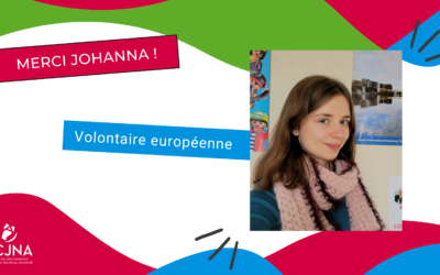 Fin de volontariat pour Johanna
