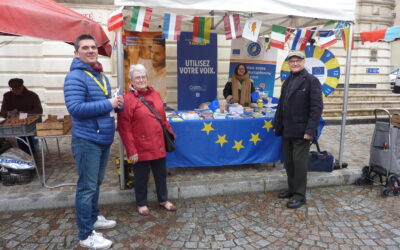 L&rsquo;Europe sur le marché de Terrasson-Lavilledieu